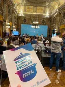 ( video) Consejeros   en la presentación del Primer Recetario Bonaerense del Servicio Alimentario Escolar