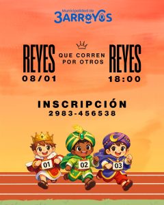 Juventud y Deportes invitan a la Carrera: “Reyes que corren por otros Reyes”