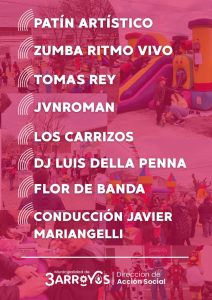 El sábado, Festival de cierre de año de la Dirección de Acción Social