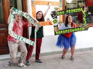 Agustina, Alejandro y Mayra son Técnicos en Producción Agropecuaria