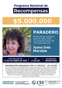 Jubilados desaparecidos en Chubut: Ofrecen recompesas