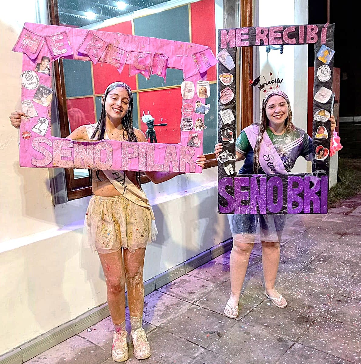 Pilar y Brisa se recibieron