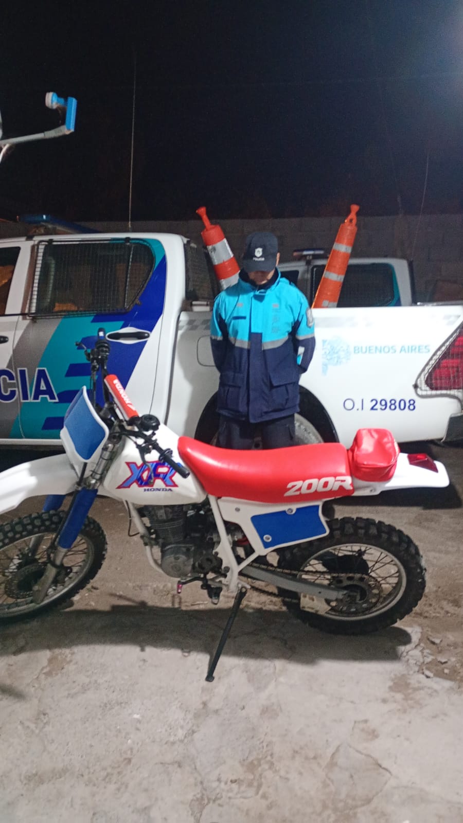 Reta: la Policía recupera moto con pedido de secuestro