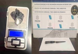Trifulca de martes a la noche: droga, auto secuestrado, cuchillo y presos