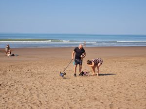 Domingo de playa ideal en Claromecó: entre el calor y la calma del mar