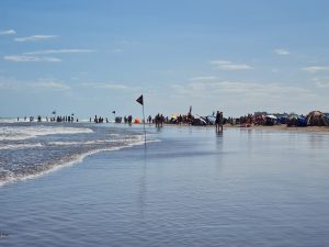 Claromecó: Guardavidas trabajaron en el rescate de cuatro jóvenes en el mar (video)