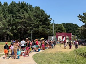 Aguas del Pinar: récord de visitas en San Cayetano