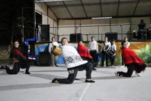 Noche de peña y canto en Balneario San Cayetano