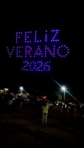 Claromecó “explotó” por el Show de Drones (videos)