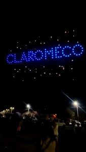 Claromecó “explotó” por el Show de Drones (videos)