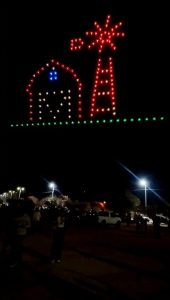 Claromecó “explotó” por el Show de Drones (videos)