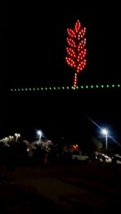 Claromecó “explotó” por el Show de Drones (videos)