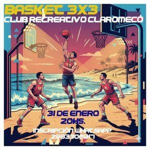 ​Básquet: Torneo de 3×3 en el Club Recreativo Claromecó