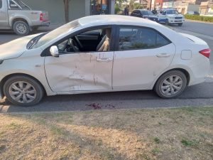Choque en San Martín y Tacuarí. Los conductores derivados al Centro Municipal de Salud
