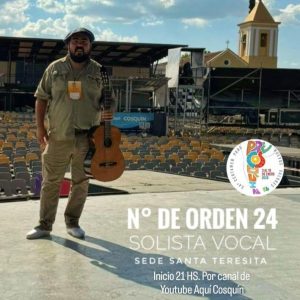 “Pancho” Santarén se presenta este miércoles en Cosquín