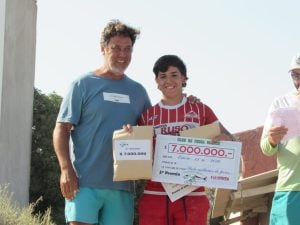 Pesca: Kevin Ginel se coronó en las playas de Orense