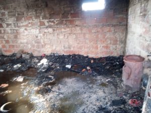 Pérdidas totales fue el saldo de un incendio en una humilde vivienda (audio)