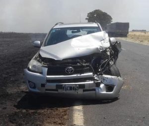 Tresarroyenses involucrados en accidente de tránsito. Tres hospitalizados