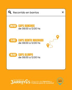 Recorrido barrial por Becas Municipales