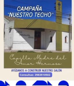 (audio) Campaña “Nuestro techo” de la Capilla Madre del Amor Hermoso