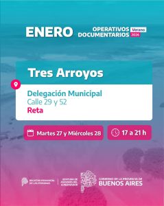 Operativos de documentación en el Balneario Reta