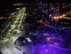 Claromecó “explotó” por el Show de Drones (videos)