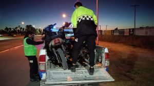 Controles de tránsito durante el fin de semana: secuestraron y recuperaron una moto robada