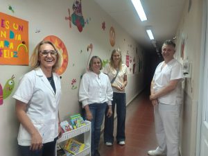 Donaron una biblioteca infantil al Hospital Pirovano