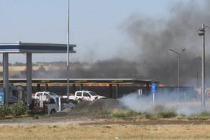 Bahía Blanca: se quemaron varios autos secuestrados por la Caminera