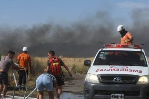 Bahía Blanca: se quemaron varios autos secuestrados por la Caminera