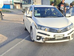 Choque en Ruta 228 y Sáenz Peña: una mujer trasladada al Hospital
