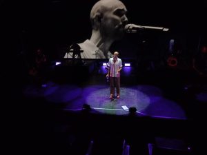 (videos) Puro sentimiento: Abel Pintos emocionó en el 80 aniversario de Olimpo