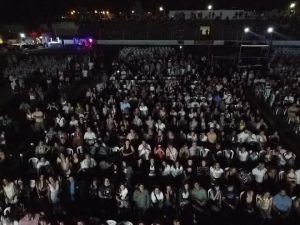 (videos) Puro sentimiento: Abel Pintos emocionó en el 80 aniversario de Olimpo
