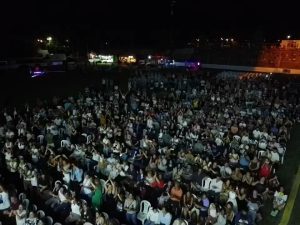 (videos) Puro sentimiento: Abel Pintos emocionó en el 80 aniversario de Olimpo