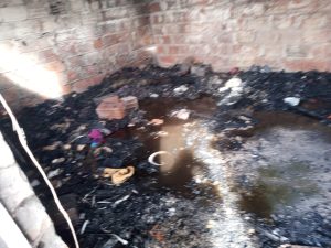 Pérdidas totales fue el saldo de un incendio en una humilde vivienda (audio)