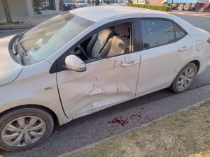 Choque en San Martín y Tacuarí. Los conductores derivados al Centro Municipal de Salud