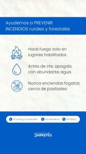 Recomendaciones del Municipio ante alto riesgo de incendios