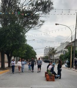 Quedó inaugurada la peatonal en Claromecó