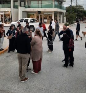 Quedó inaugurada la peatonal en Claromecó