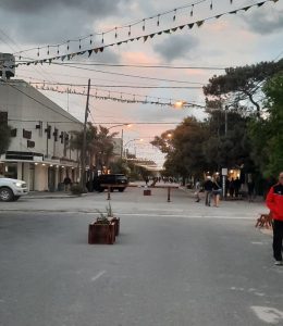 Quedó inaugurada la peatonal en Claromecó