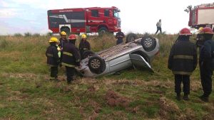 Vuelco en Ruta 3 cerca de Cascallares
