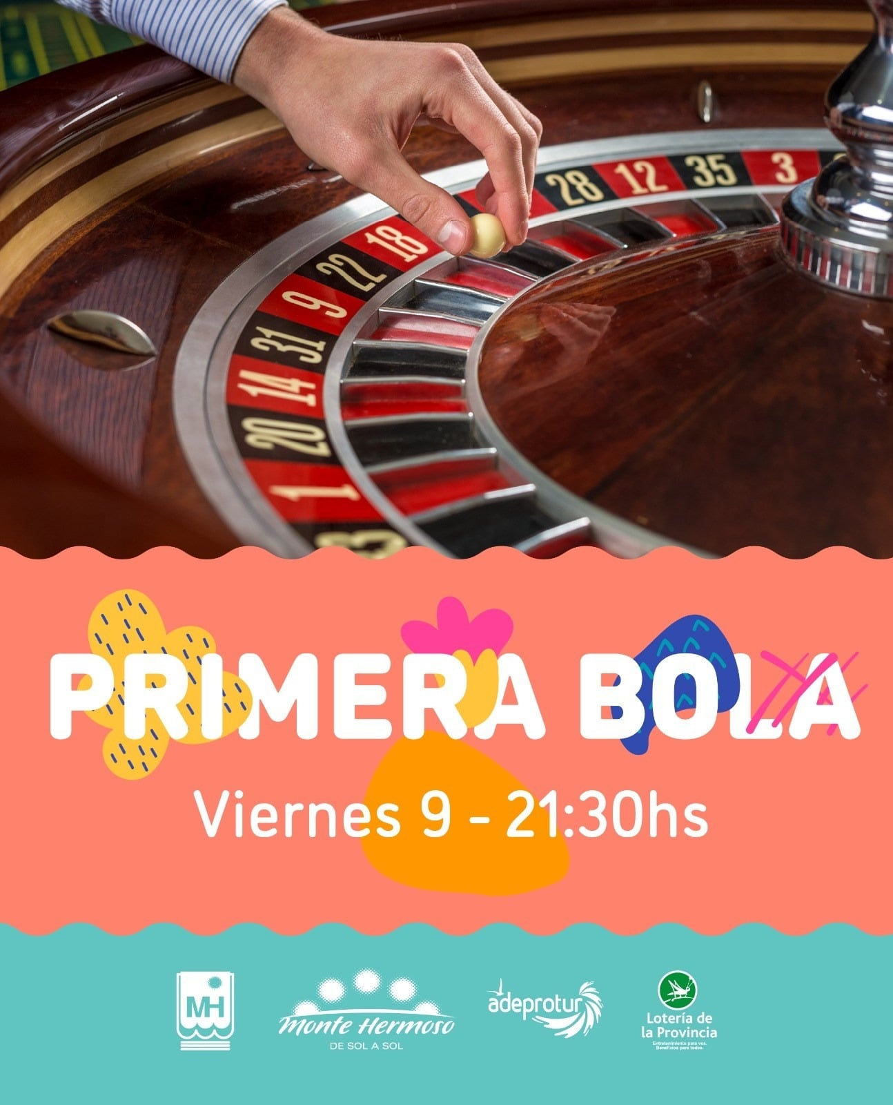El Casino Monte Hermoso inaugura la temporada 2026 con el lanzamiento de la primera bola