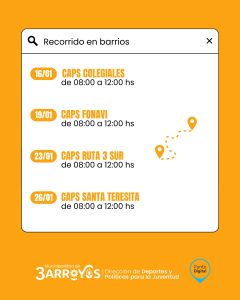 Recorrido barrial por Becas Municipales