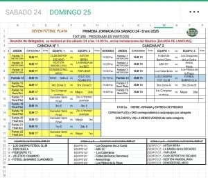 Se juega el Primer Seven de Fútbol Playero de Villa en Claromecó