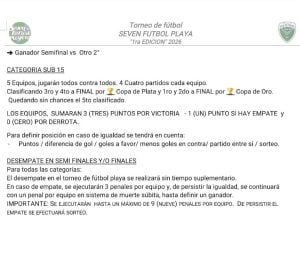 Se juega el Primer Seven de Fútbol Playero de Villa en Claromecó