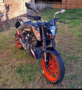 Final feliz: apareció la KTM 200 robada a Valentino Menna