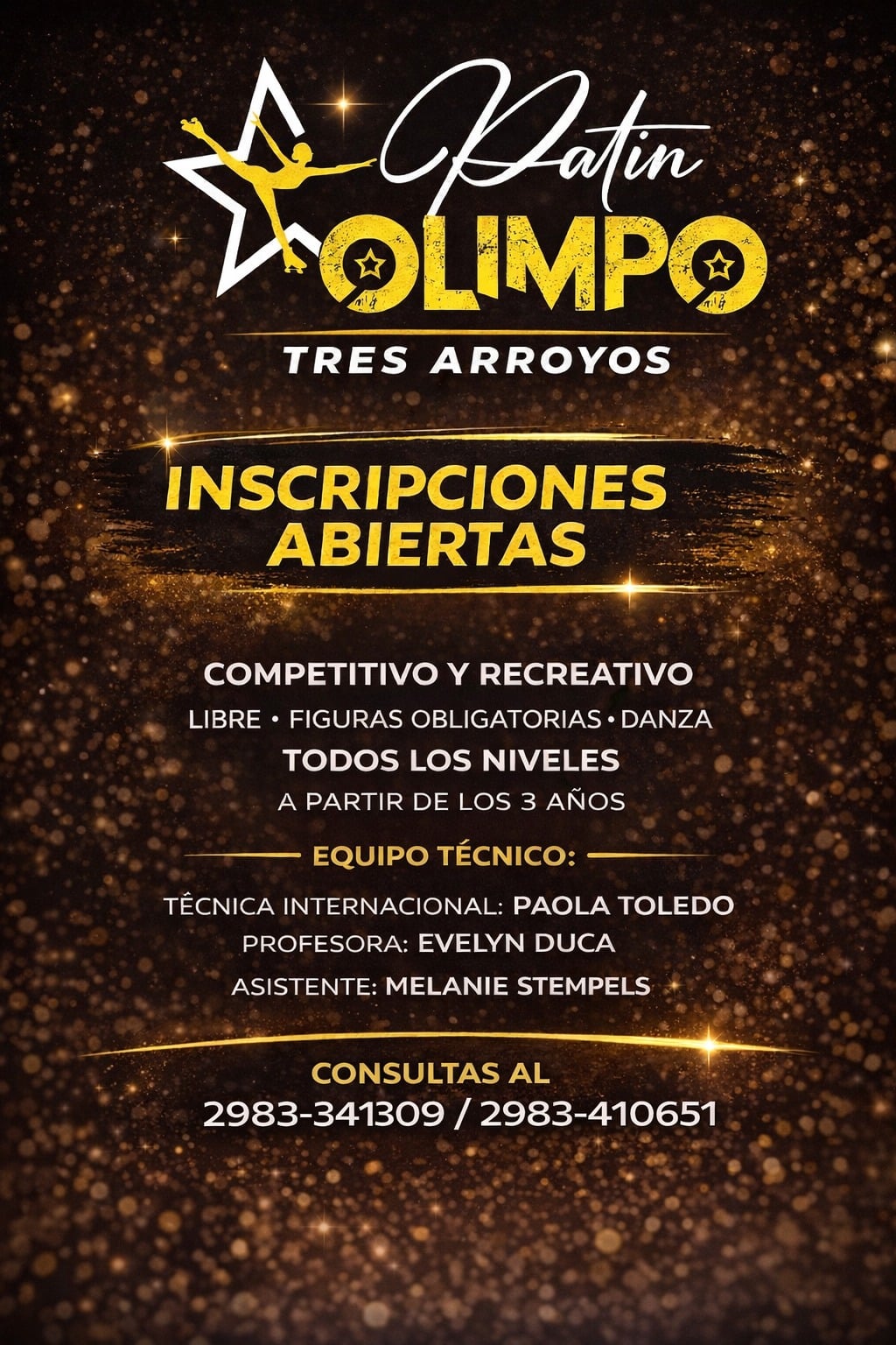 Patin Club Olimpo: abierta la inscripción para todos los niveles y categorías (video)