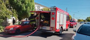 Incendio sofocado por Bomberos con “daños totales” (audio)