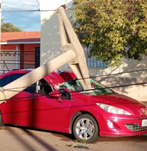 (videos) La Pampa: intensa tormenta causó destrozos en Santa Rosa