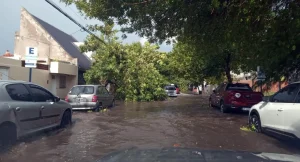 (videos) La Pampa: intensa tormenta causó destrozos en Santa Rosa